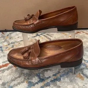 Bostonian Tan Weave Tassels Men\'s Loafers Bostonian | Shoes | Bostonian Montgomery Tan Weave Tassle  main image 3